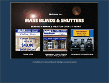 Tablet Screenshot of marsblinds.com